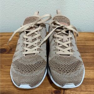 APL Athletic Propulsion Labs TechLoom Pro Womens size 9 Sneakers Shoes Rose Gold